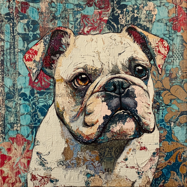 Dog Sign, English Bulldog Sign, DCO-12957, Sign For Wreath, 10x10